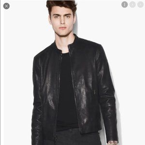 John Varvatos Clean Leather Moto Jacket 50 EU